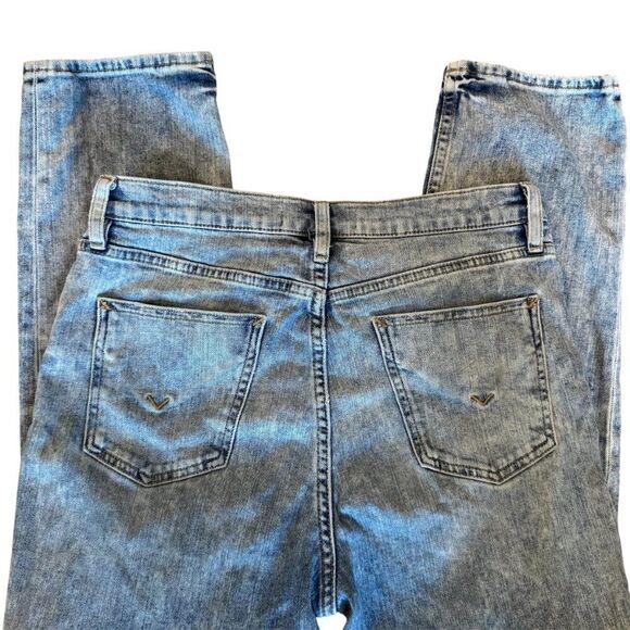 Hudson Jeans Holly Straight Women’s 30 Light Wash Distressed Straight-Leg - Picture 8 of 9